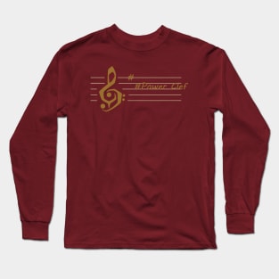 Power Clef - D Mayor Gold Long Sleeve T-Shirt